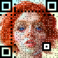 Qr-code with background