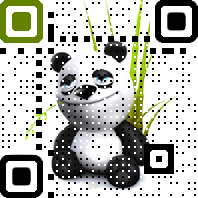 Qr-code with background
